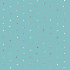 Abstract Color Halftone Dots generative art background illustration