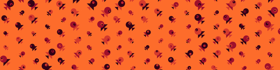 Abstract Color Halftone Dots generative art background illustration