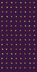 Abstract Color Halftone Dots generative art background illustration