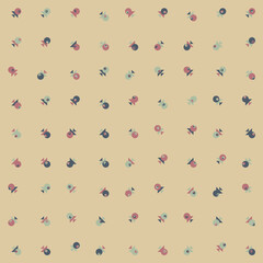 Abstract Color Halftone Dots generative art background illustration