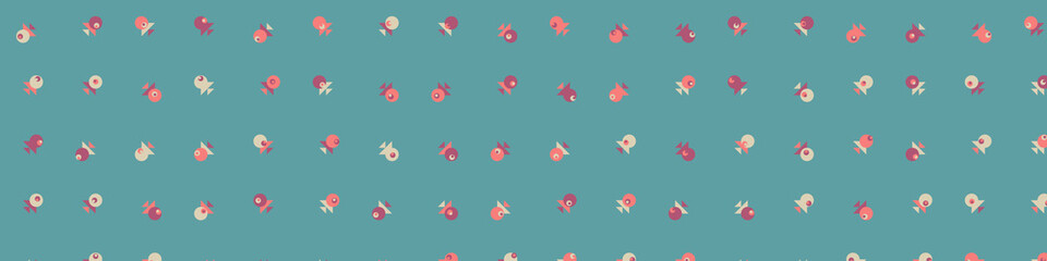 Abstract Color Halftone Dots generative art background illustration