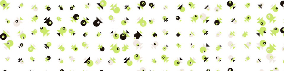 Abstract Color Halftone Dots generative art background illustration