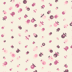 Abstract Color Halftone Dots generative art background illustration