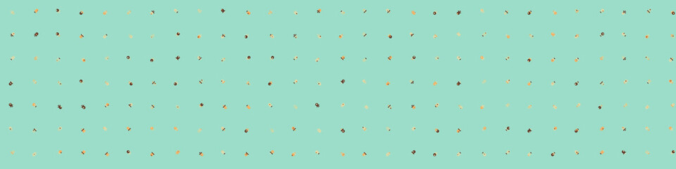 Abstract Color Halftone Dots generative art background illustration