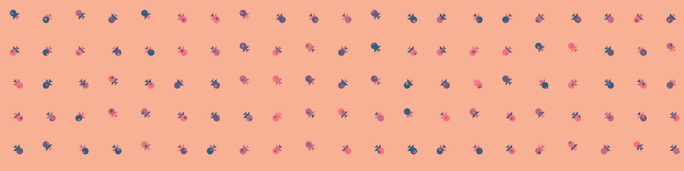 Abstract Color Halftone Dots generative art background illustration