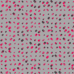 Abstract Color Halftone Dots generative art background illustration