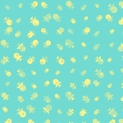 Abstract Color Halftone Dots generative art background illustration