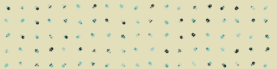 Abstract Color Halftone Dots generative art background illustration