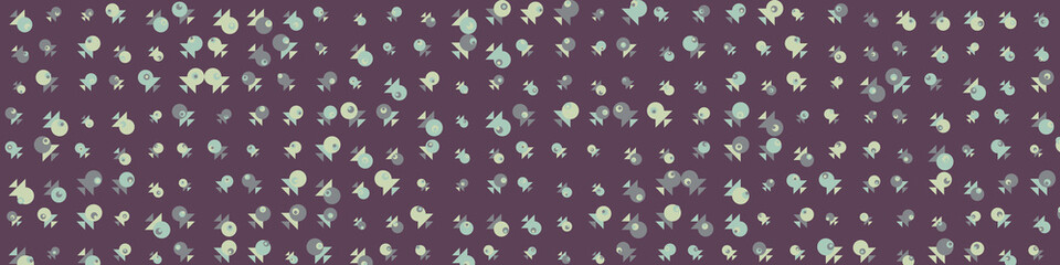 Abstract Color Halftone Dots generative art background illustration