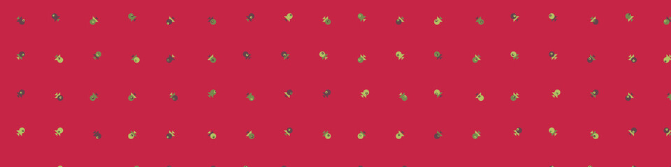 Abstract Color Halftone Dots generative art background illustration