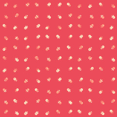 Abstract Color Halftone Dots generative art background illustration