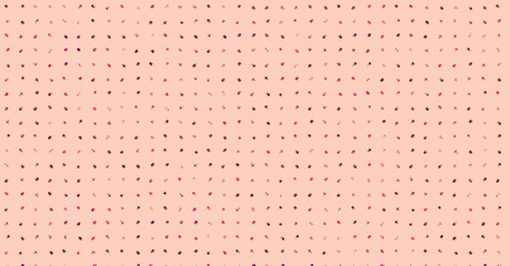 Abstract Color Halftone Dots generative art background illustration