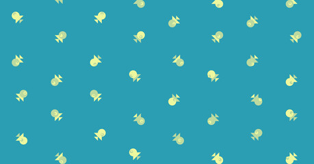 Abstract Color Halftone Dots generative art background illustration