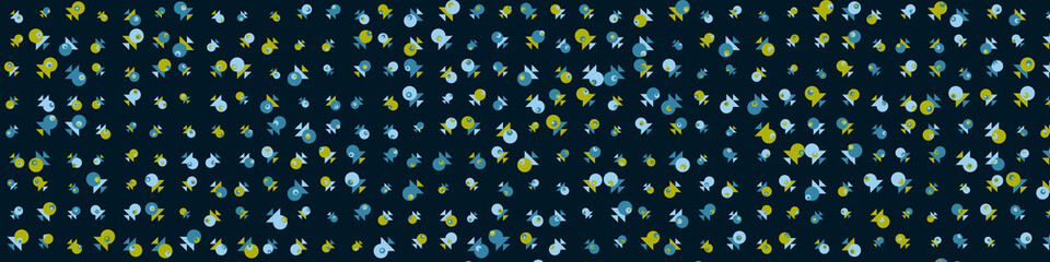 Abstract Color Halftone Dots generative art background illustration