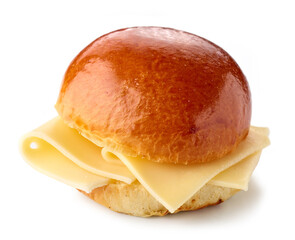 breakfast sandwich with cheese
