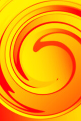 Abstract burning curved wave with blur effect for your design. Illustration with fiery curves lines. Wavy paper cut background. Burning fire waves.