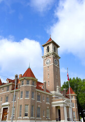 Clock Tower on Monroe County Courthouse
