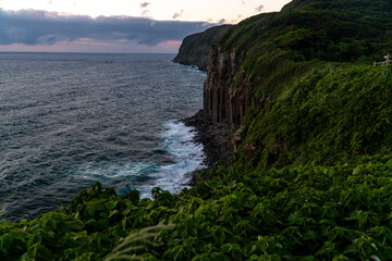 長崎県平戸市生月島　塩俵断崖