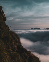 Above the clouds