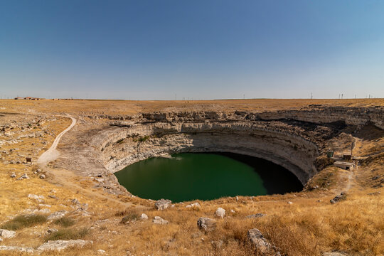 Obruk Lake in Obruk village of Konya