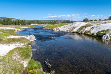 Firehole River, Upper Geyser Basin, Yellowstone National Park