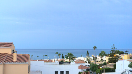 Fototapeta premium Sunrise at Chilches, Rincón de la Victoria, Málaga