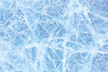 Blue background of Ice texture