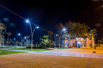 night view of Intendencia place