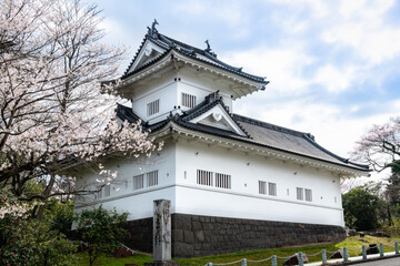 Obraz premium 日本の仙台城 青葉城 大手門隅櫓