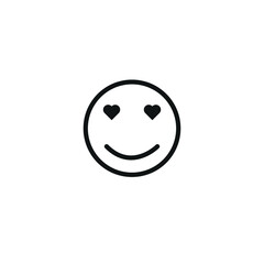Face expression emoji isolated on white background EPS Vector