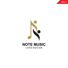 Note Music Logo Design Inspiration