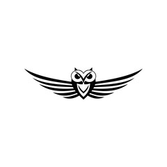 Owl Logo Design Vector