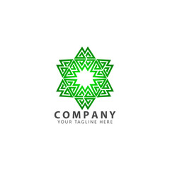 Fototapeta premium Modern colorful abstract vector logo or triangle element design