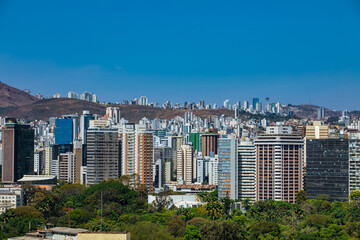 Fototapeta na wymiar Vista parcial de Belo Horizonte
