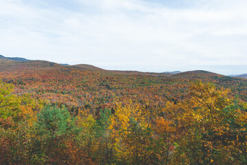 Fototapeta premium New England Mountains in the Fall 