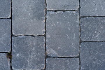 paving stone on the sidewalk