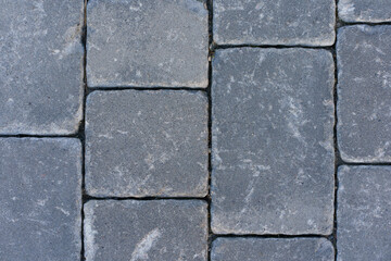 paving stone on the sidewalk
