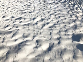White Sands in NM, the US