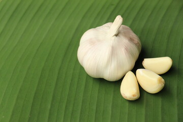 Natrue of Asian food, ingredians, Garlic.