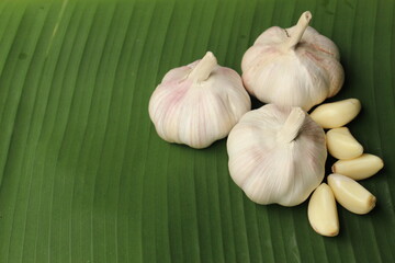 Natrue of Asian food, ingredians, Garlic.