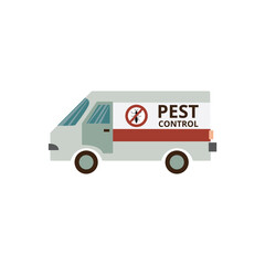 Pest control service van - insect extermination car
