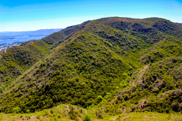 view of the mountains