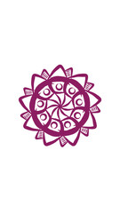 flower mandala, this design is very suitable for wall decorations, symbols and others