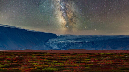 Iceland glacier landscape black desert