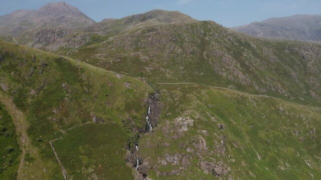 Aerial View of Snowdonia National Park