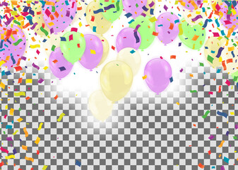 balloons colorful Abstract background