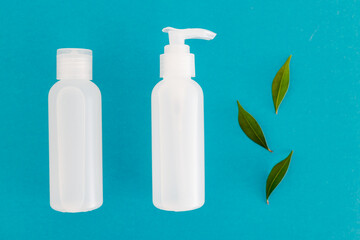 group of lotions and moisturizers with green, natural and cruelty-free beauty