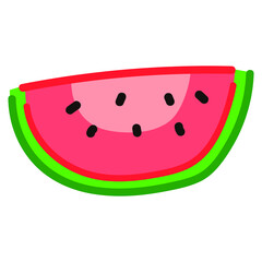 スイカのイラスト素材 