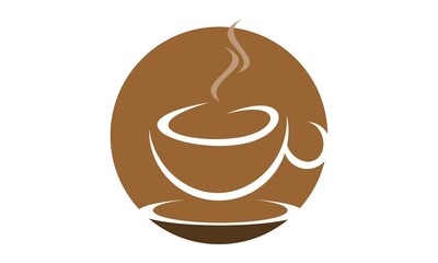 cup coffee icon logo
