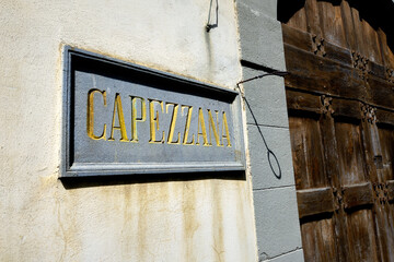 Fototapeta premium Wineries in Tuscany, the taste of the earth 